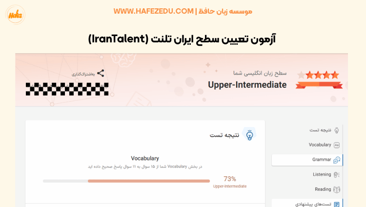 تعیین سطح ایران تلنت