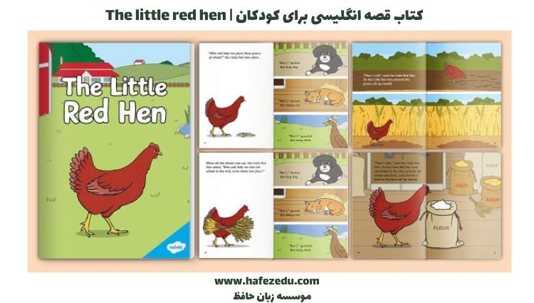 کتاب The little red hen