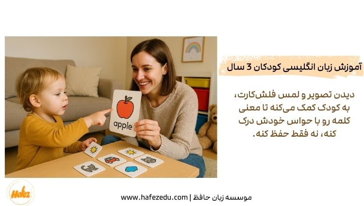 آموزش زبان انگلیسی به کودک 3 سال