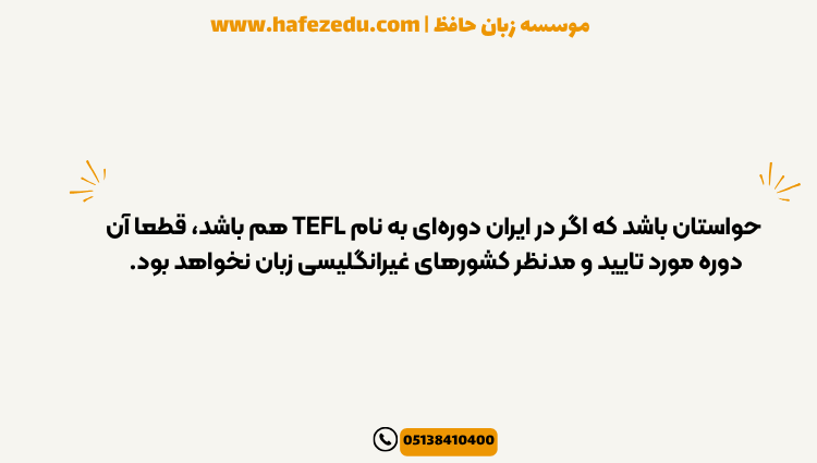 مدرک تفل در ایران