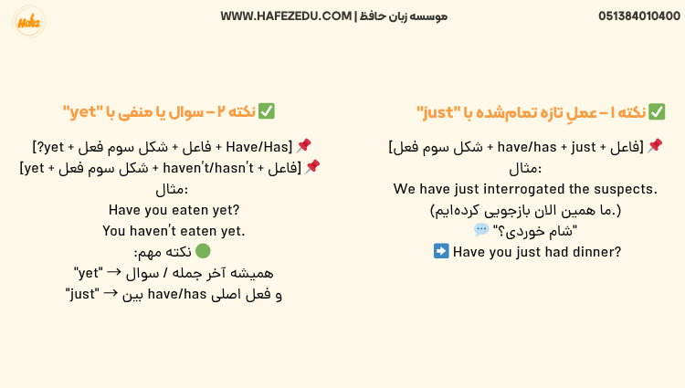 گرامر Present Perfect
