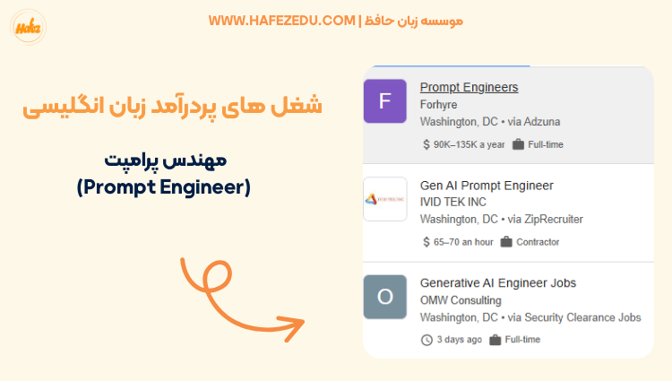 مهندس پرامت شغل انگلیسی